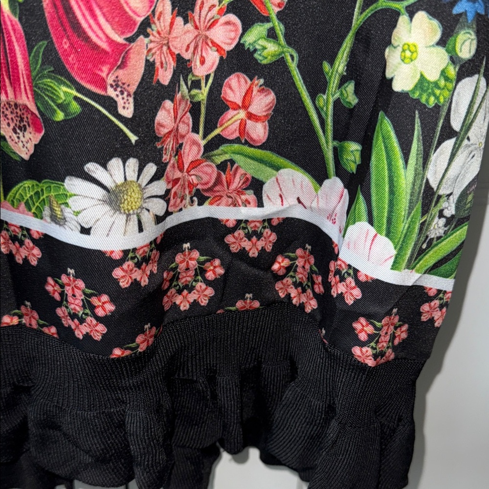 NWT Ted Baker Black Floral Sleeveless Blouse - Picture 8 of 10